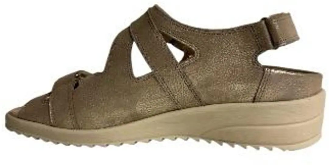 Durea Leer 3KLB 9066/4 Taupe Metallic - Maat 38