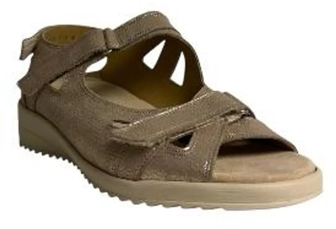 Durea Leer 3KLB 9066/4 Taupe Metallic - Maat 38
