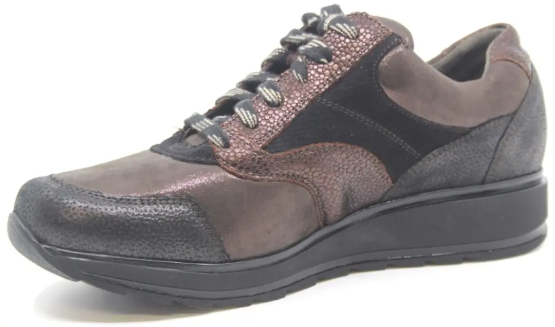 Durea 6279 H Lage Sneakers Dames - 38.5 Metallics