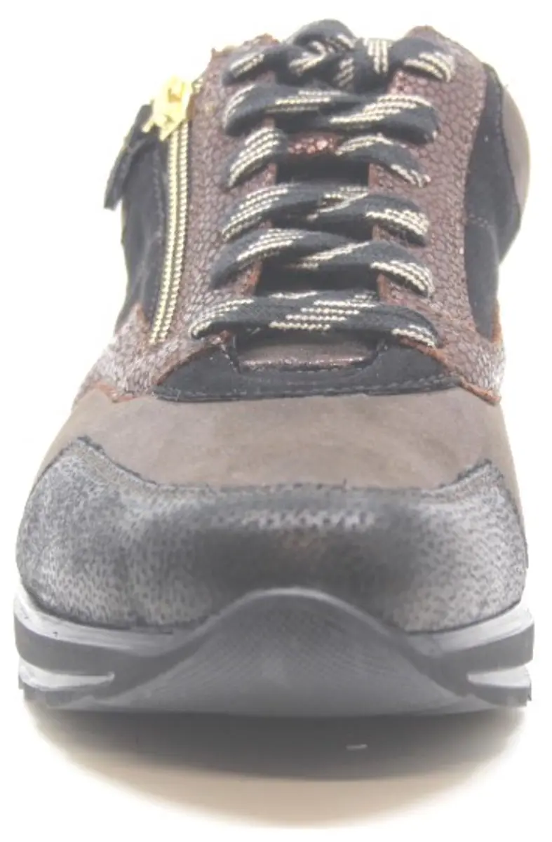 Durea 6279 H Lage Sneakers Dames - 38.5 Metallics