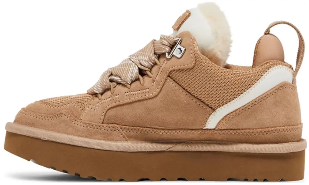 UGG Lowmel Sand Beige Dames Sneaker