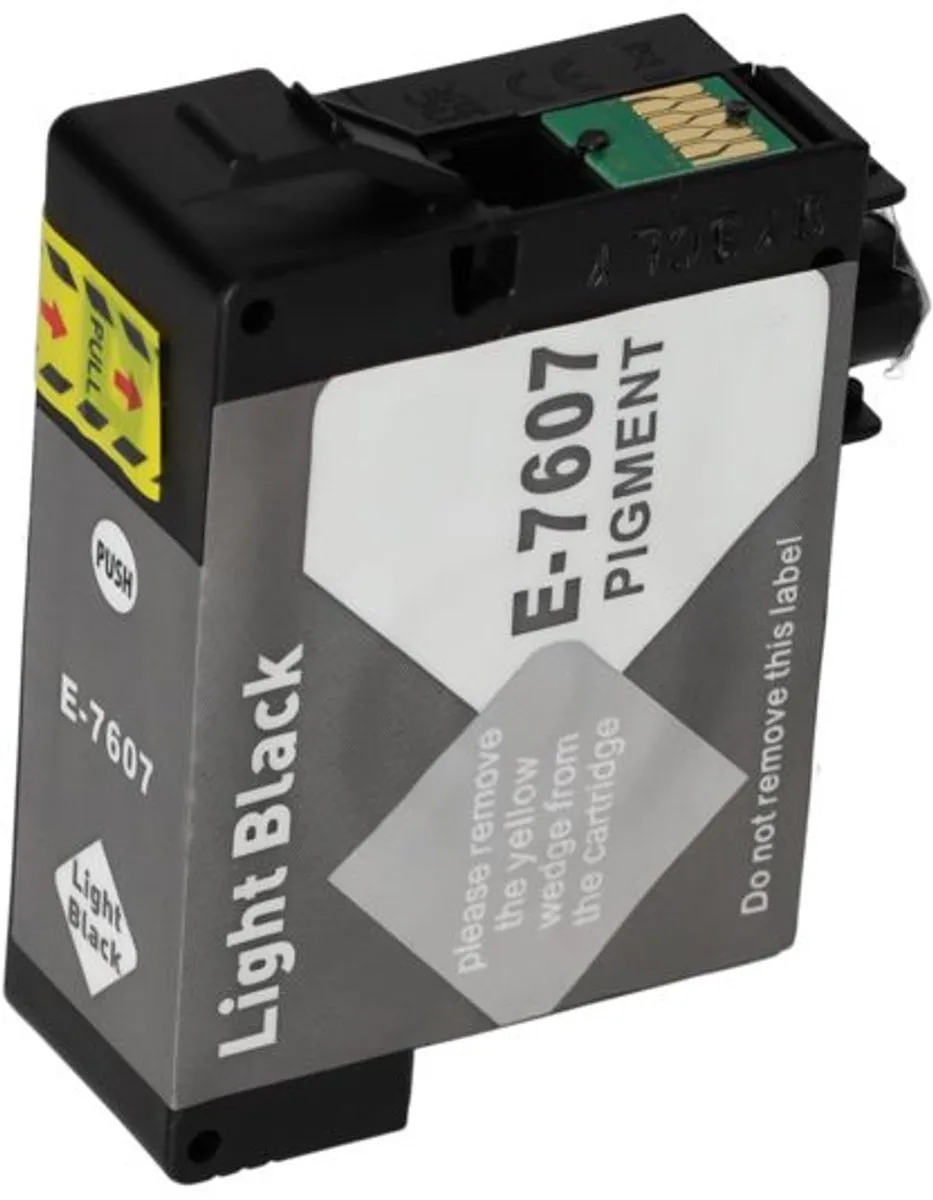 PrintAbout Epson T7607-PA Inktcartridge Lichtzwart 29.5ml