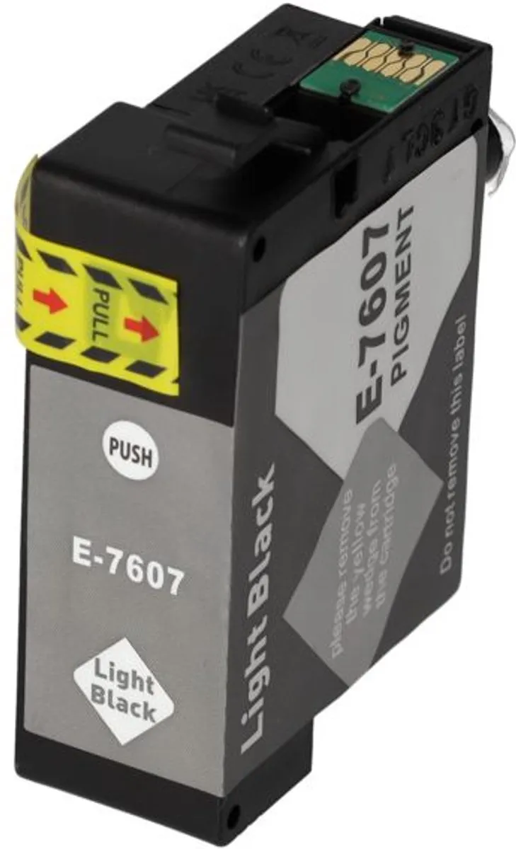 PrintAbout Epson T7607-PA Inktcartridge Lichtzwart 29.5ml