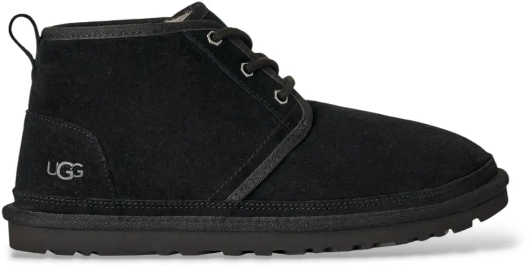 UGG Leren Neumel zwarte enkellaarzen