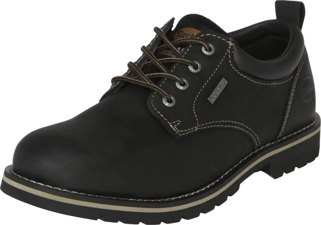 Dockers by Gerli heren leren lage schoenen zwart
