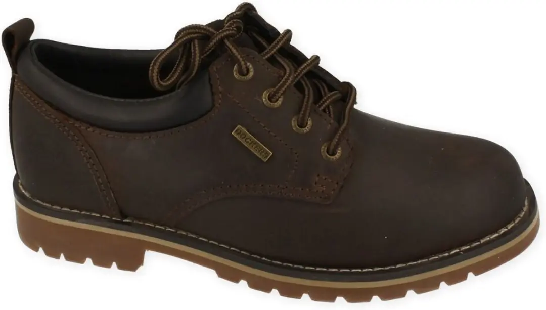 Dockers by Gerli heren lage leren schoenen bruin