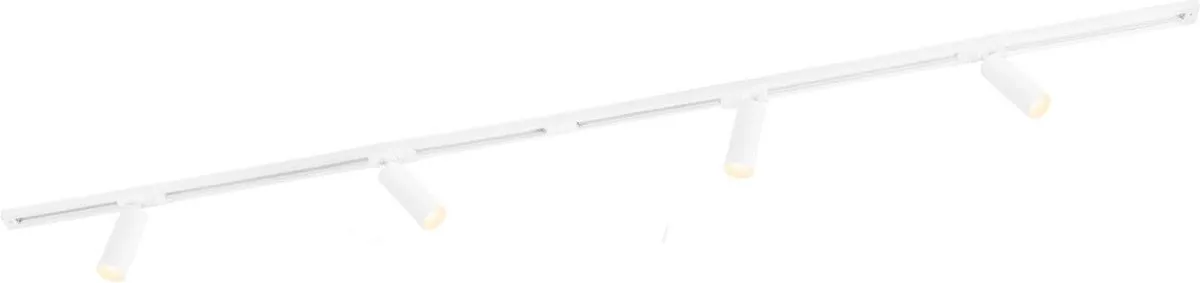 Ledvion LED Railverlichting 2M 4 Spots 5W 2700K - Dimbaar