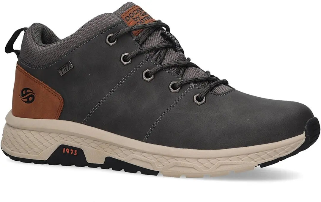 Dockers by Gerli herensneakers 51RY006 640220 Veterschoenen donkergrijs