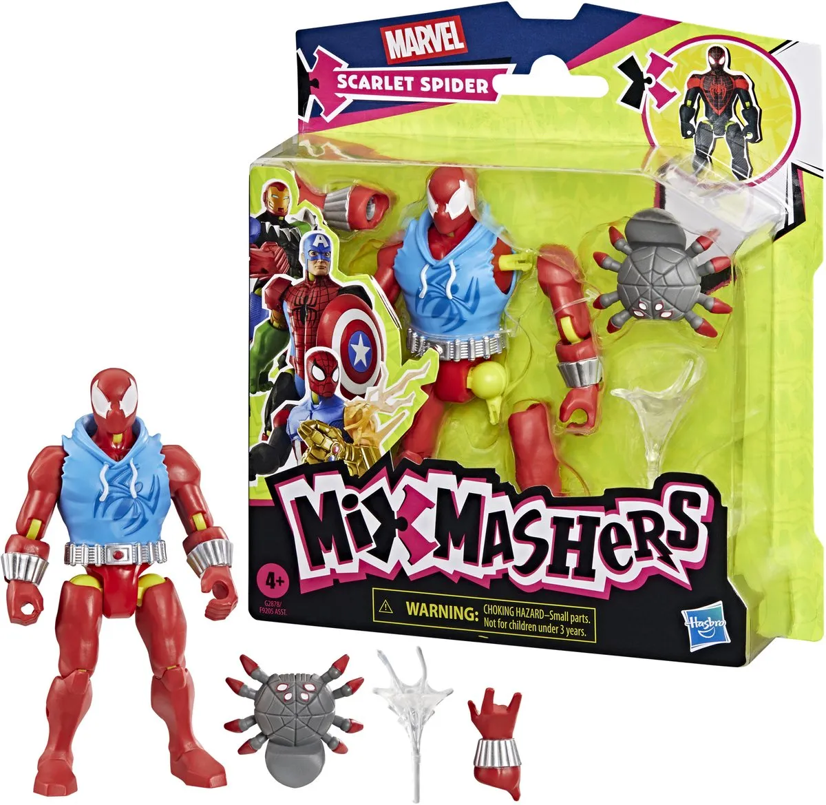 Marvel Scarlet Spider Mix-and-Match Actiefiguur