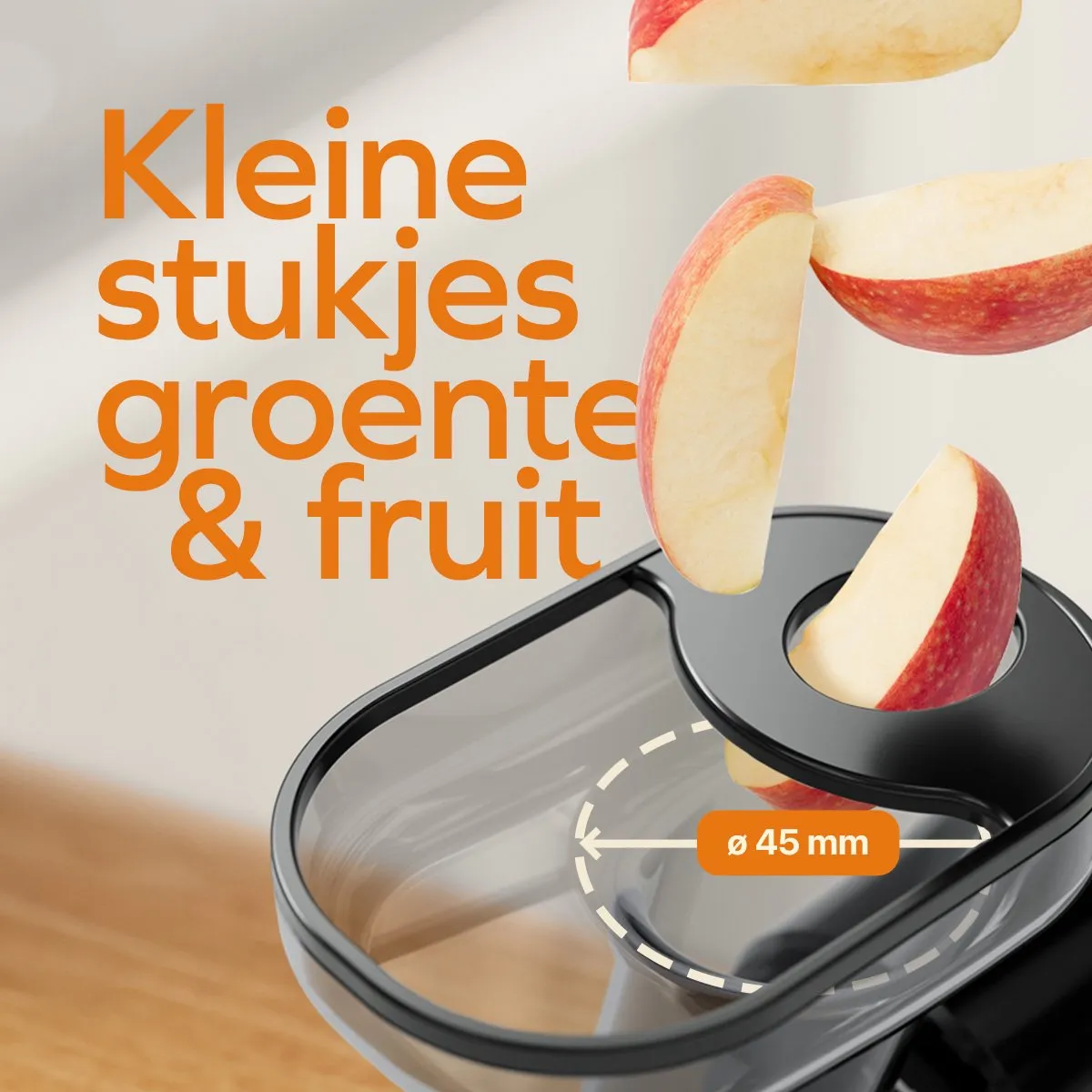 KitchenBrothers KB1004119 Slowjuicer - 150W - 500ml - Zwart
