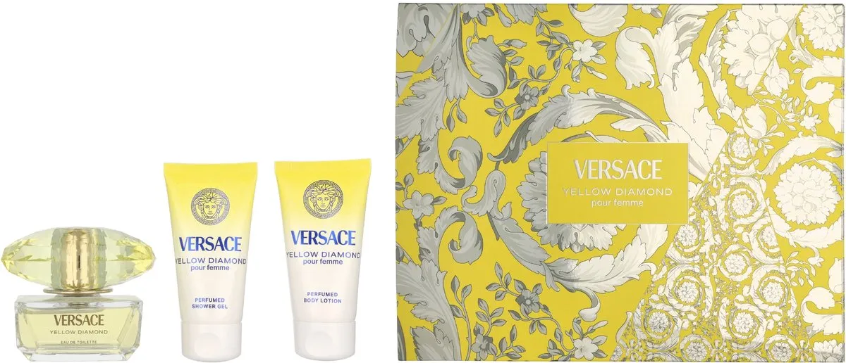 Versace Yellow Diamond Damesparfumset - 3x100ml