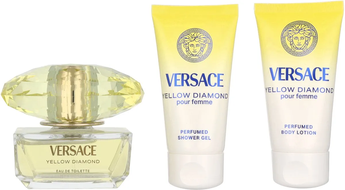 Versace Yellow Diamond Damesparfumset - 3x100ml