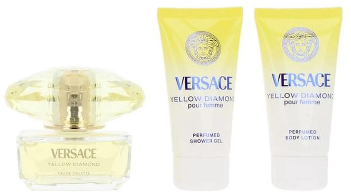Versace Yellow Diamond Damesparfumset - 3x100ml