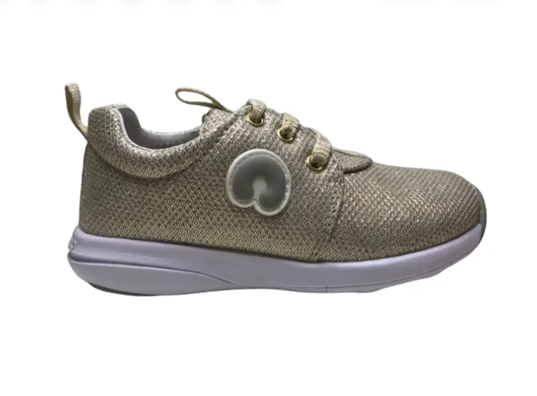 Naturino Mt 26 veters sportieve bling bling gouden sneakers Candy