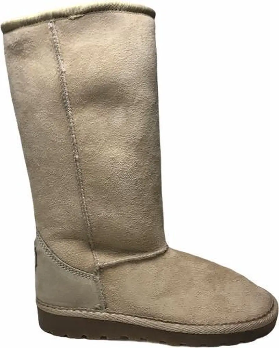 Naturino effen lederen warme lange laarzen uggy 3327 Beige  mt 30