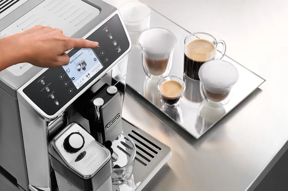 De'Longhi PrimaDonna ECAM650.55.MS Espressomachine - 2 Kopjes - Zilver/Zwart