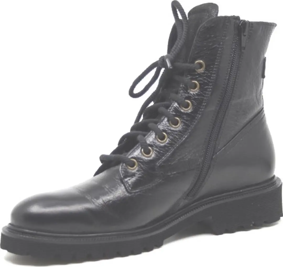Durea 9769 Veterboot - Zwart - Maat 42