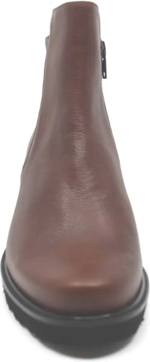 Durea 9743 Cognacbruine Enkellaarzen - Maat 40.5