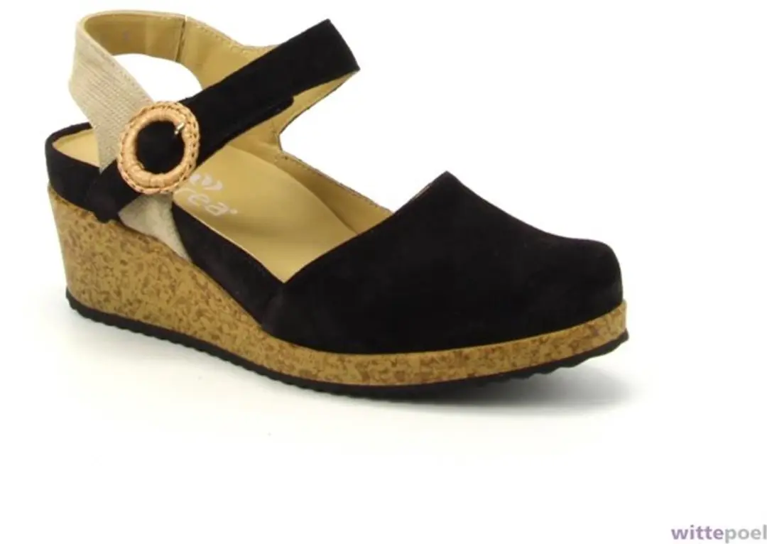 Durea 5919.568.1007-K Dames Sandalen - Maat 38 - Zwart