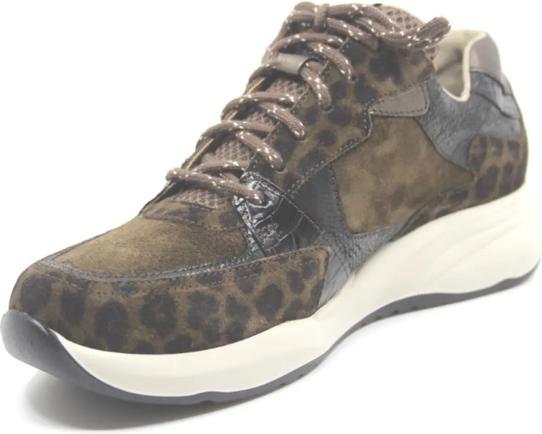 Durea Sneakers 6295 H Olijf/Zwart - Maat 42.5