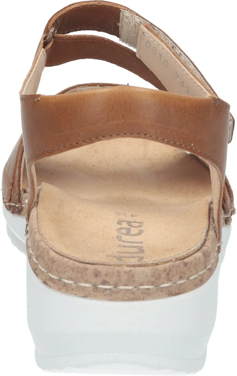 Durea Sandalen 7431.038.2098 Extra Wijd - Cognac