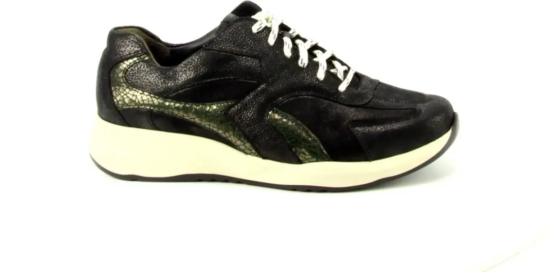 Durea Leer Combi VTR 22361 5 - Schoen 37 - Zwart