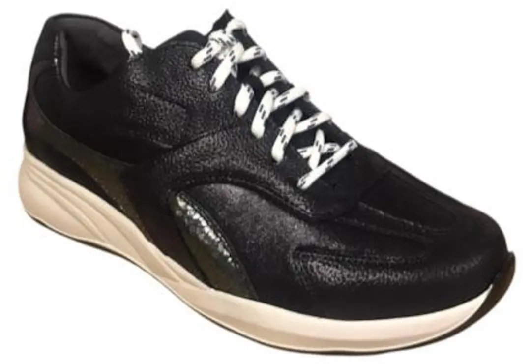 Durea 6315 Leer Combi VTR 22361 5 - Schoen Zwart - Maat 40.5