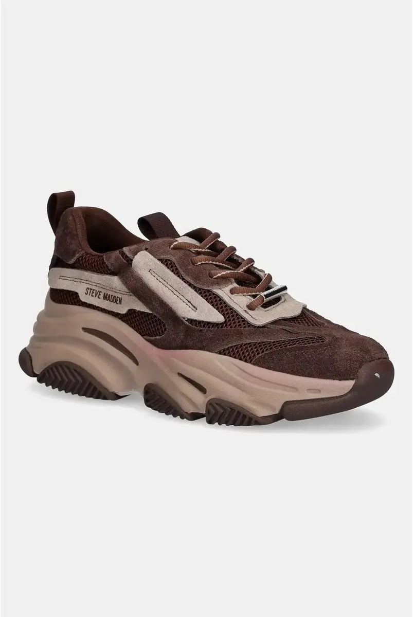 Steve Madden Possession-e Sneakers Bruin - Maat 36 - afbeelding 3 van 6