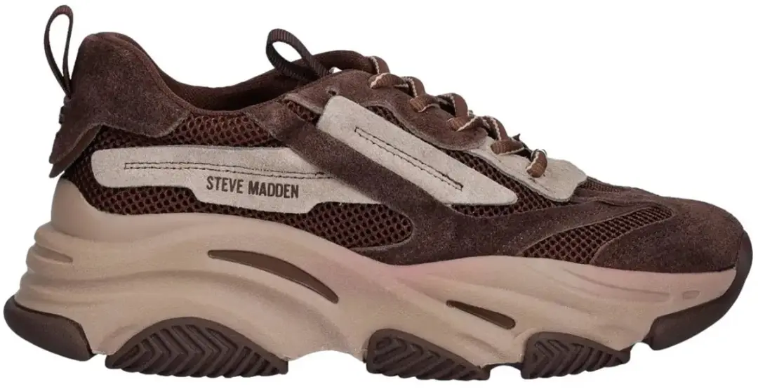 Steve Madden Possession-e Sneakers Bruin - Maat 36 - afbeelding 2 van 6