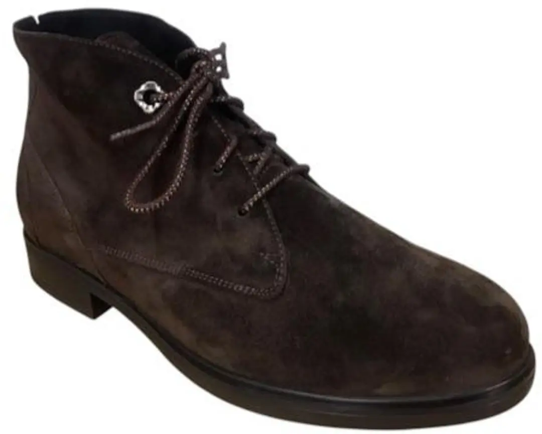 Durea 9840 Caffe Suede Veterboot - Bruin