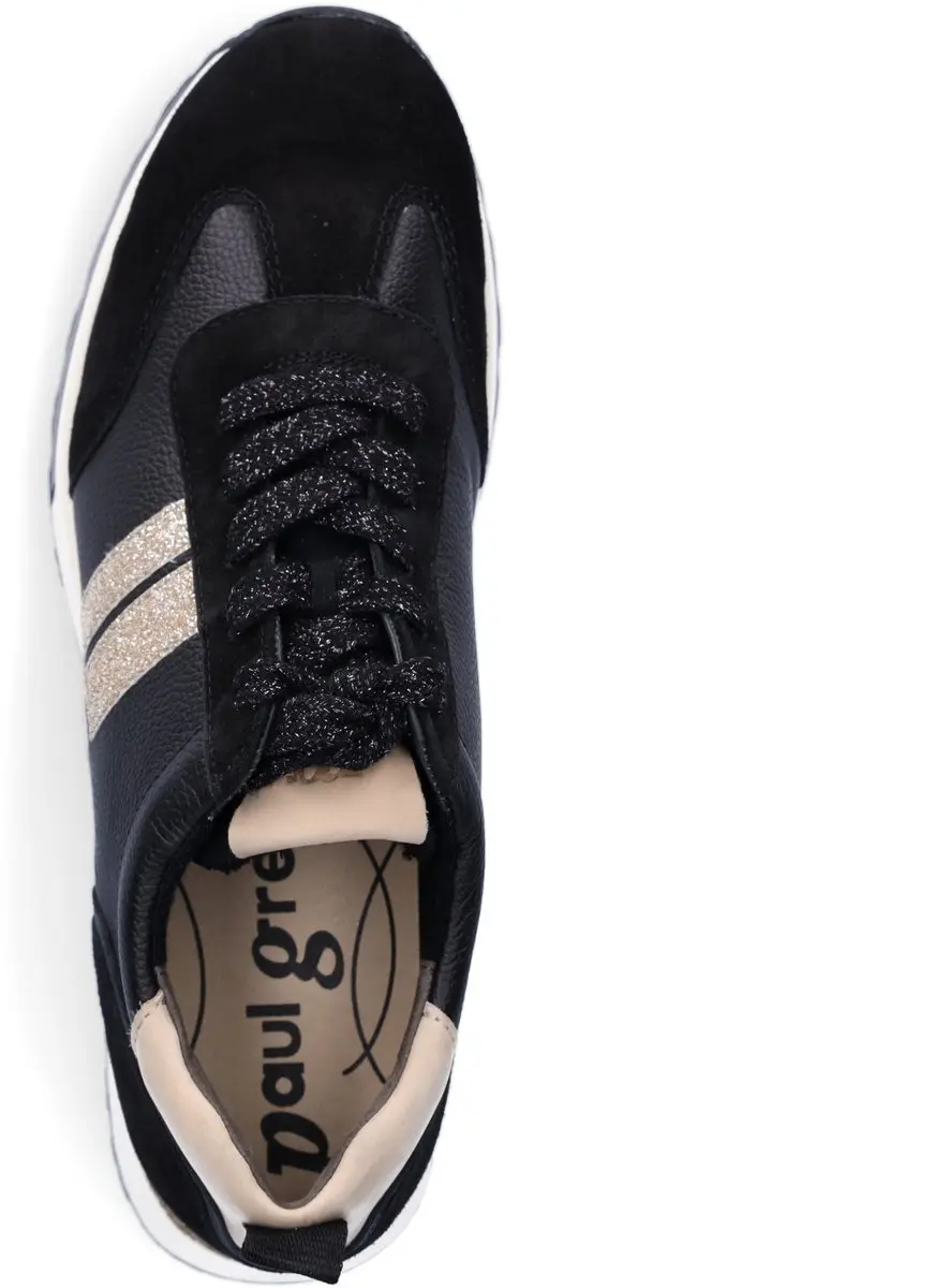 Paul Green 5392 Dames Sportschoenen - 42 - Zwart