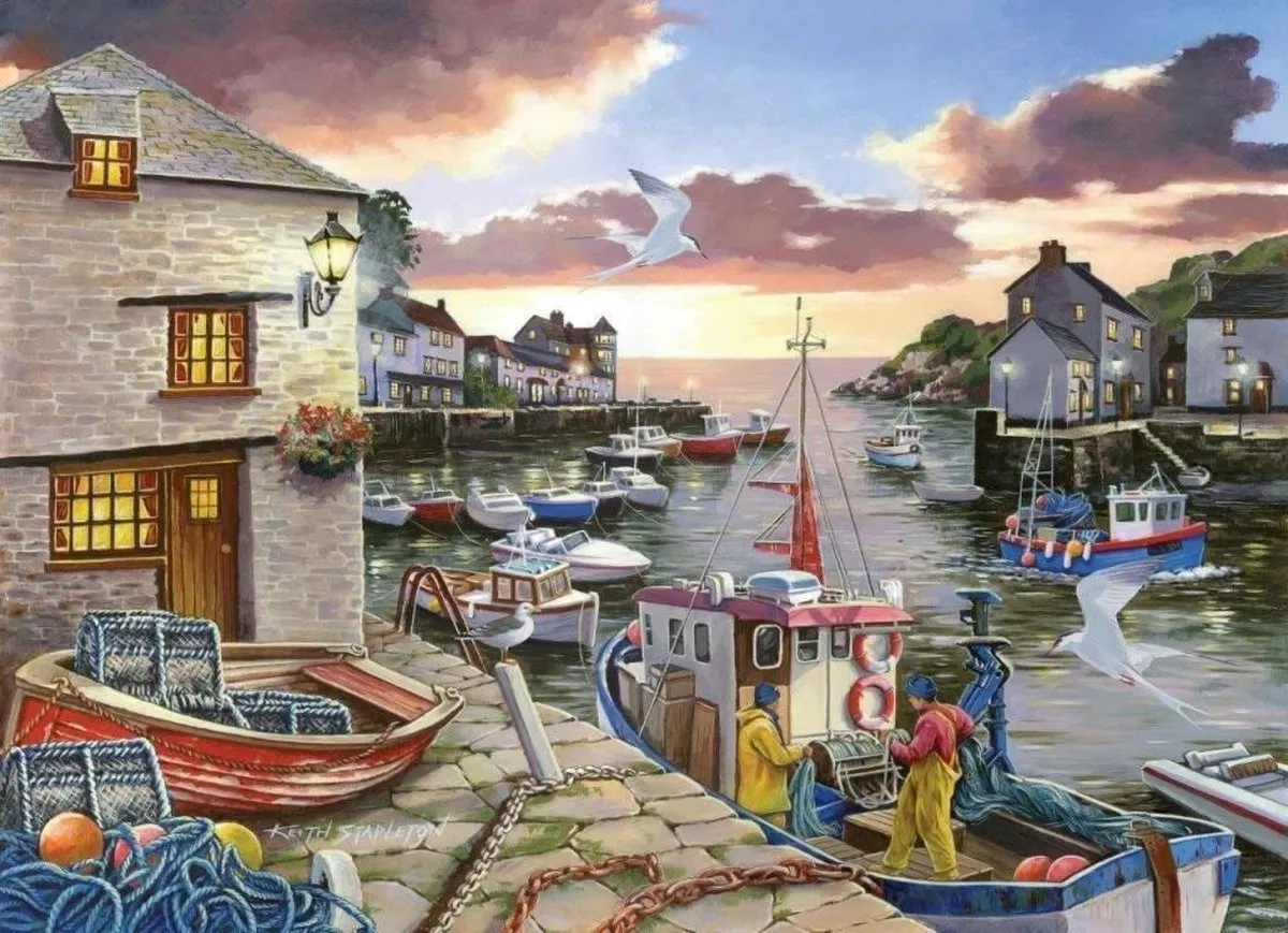 House Of Puzzles Harbour Lights Puzzel 250 Stuks
