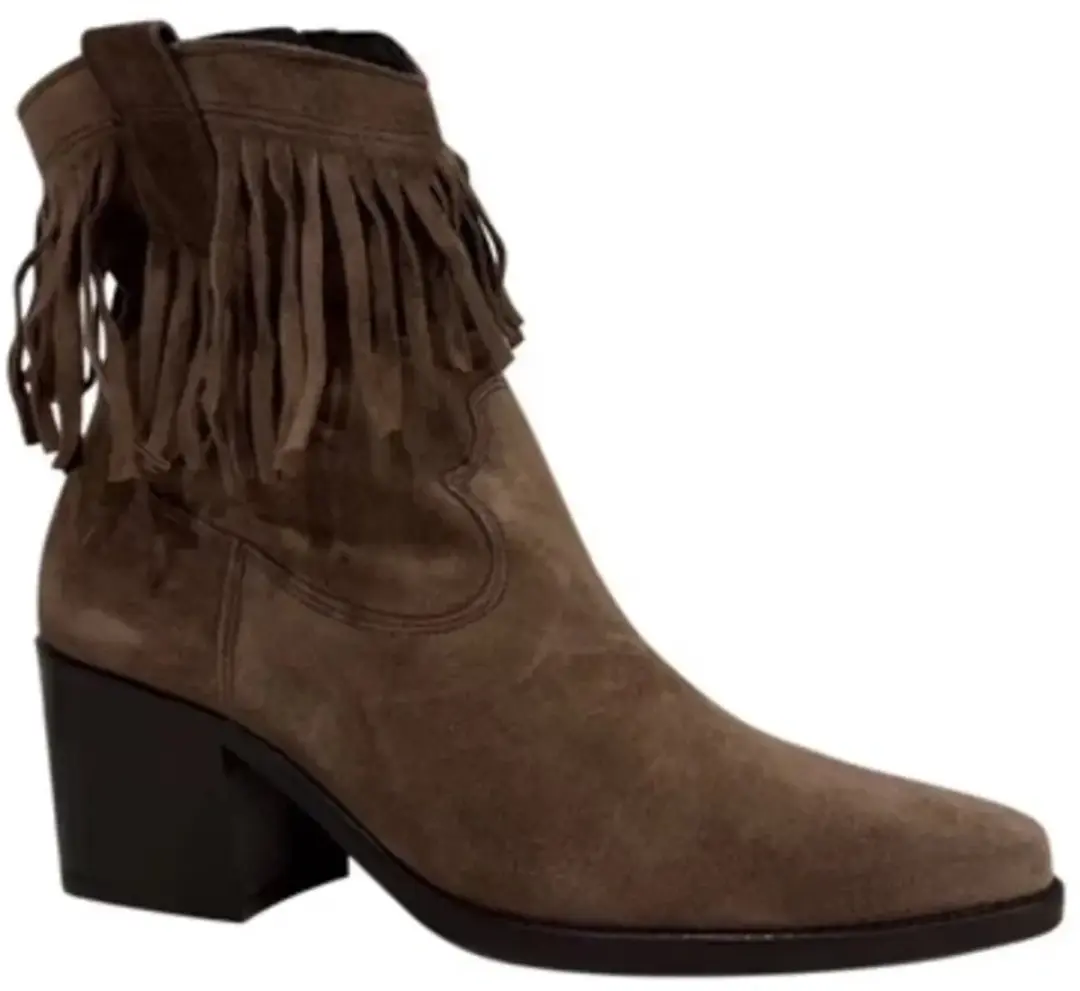 Paul Green Laars Bruin Suede Dames - Maat 39