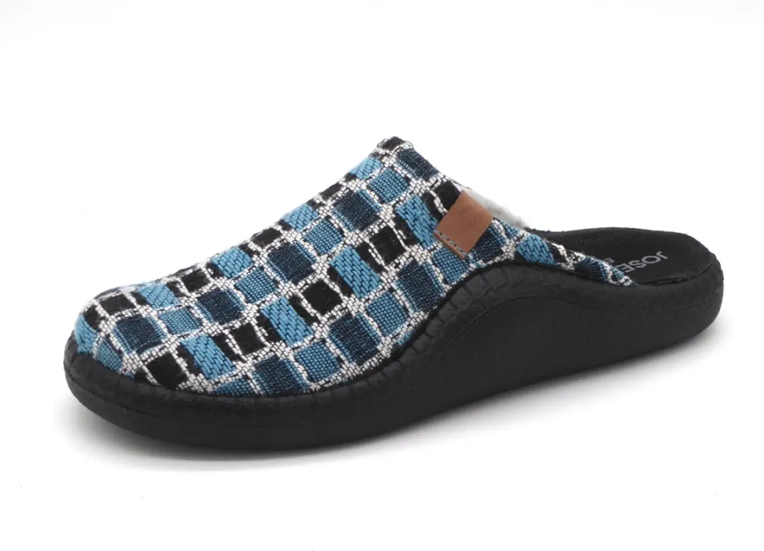 Josef Seibel Dames Pantoffel Monaco 03 54703-622 - Turquoise/Multi