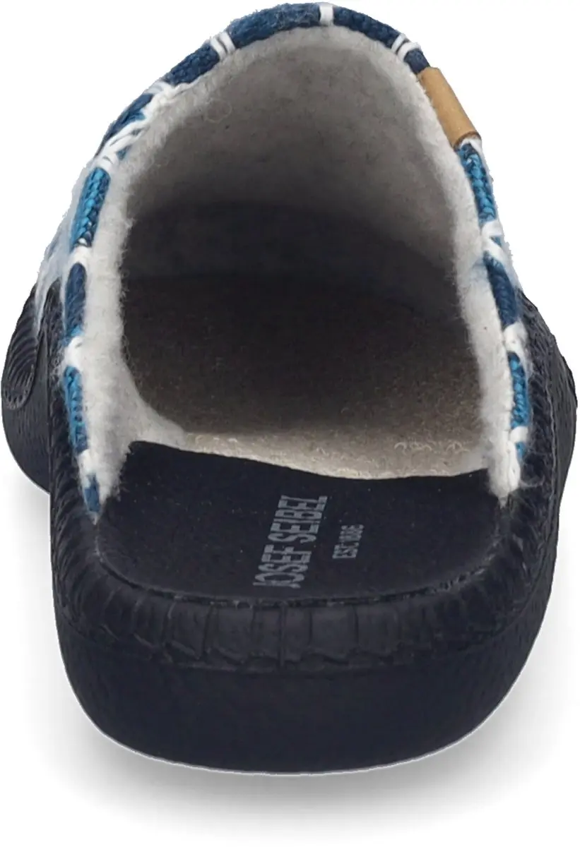 Josef Seibel Dames Pantoffel Monaco 03 54703-622 - Turquoise/Multi