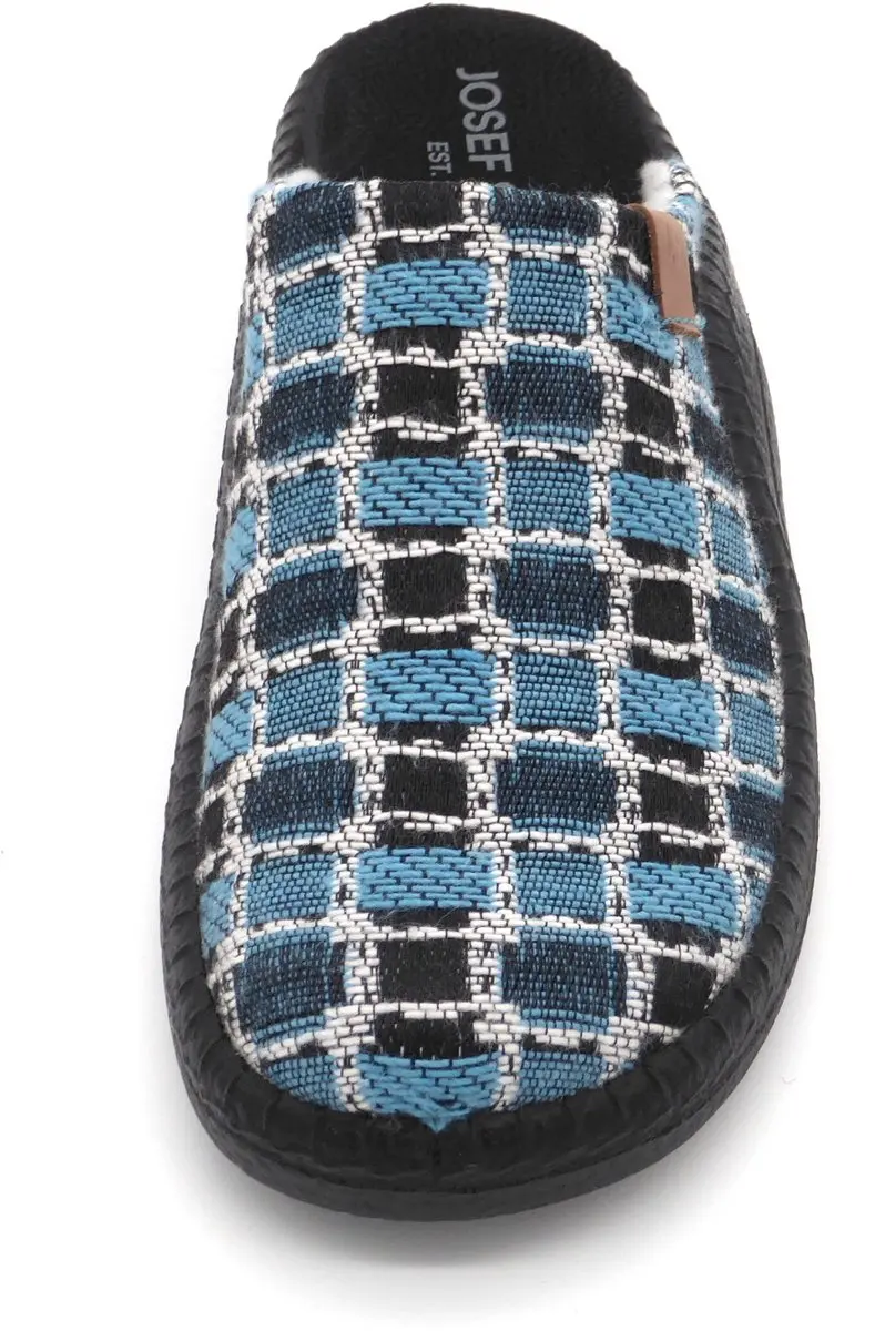 Josef Seibel Dames Pantoffel Monaco 03 54703-622 - Turquoise/Multi
