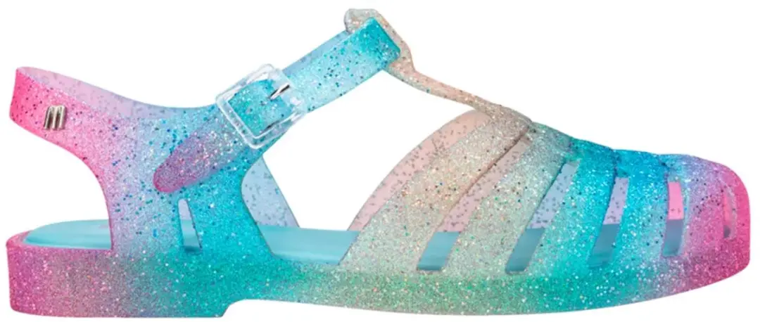 Melissa Possession Glitter Gelei Sandalen Blauw EU 40
