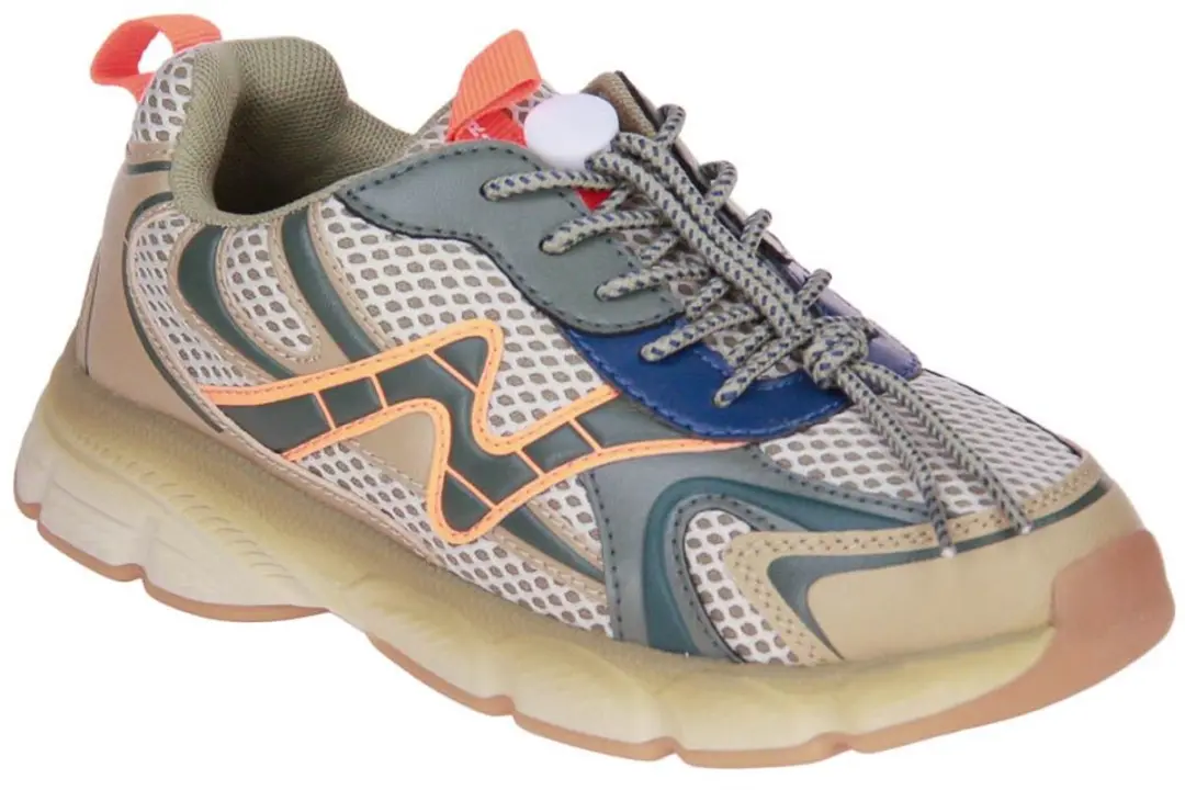 Naturino wave sand-olive sneaker