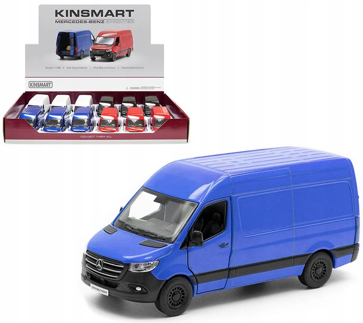 Mercedes-Benz Sprinter Modelauto 1:48 - Blauw