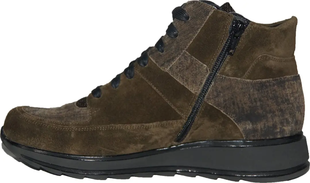 Durea 9684 K Hoge Sneakers - Groen - Maat 39