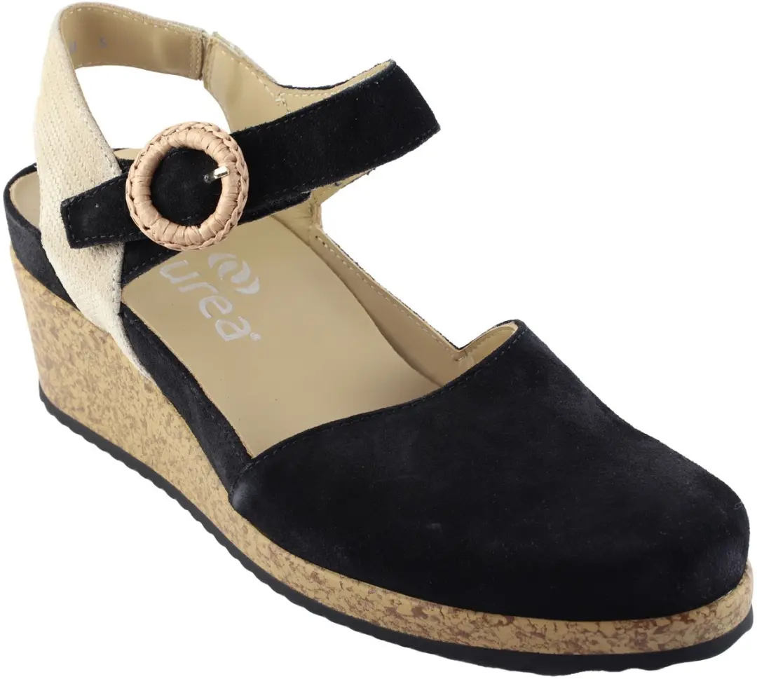 Durea 5919-565 Dames Sandalen - Maat 38 - Zwart