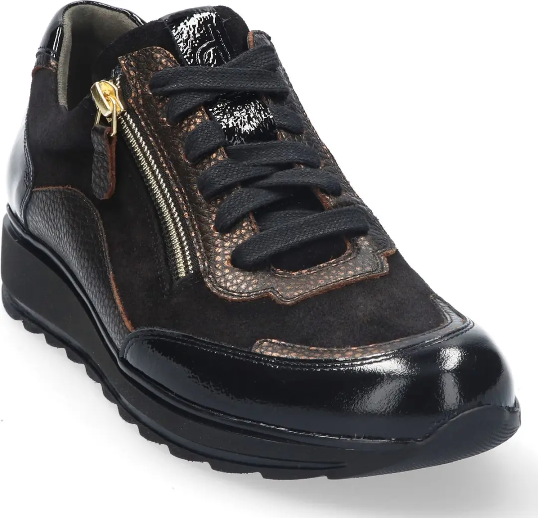 Durea 6263 Sneaker - Zwart - Maat 38