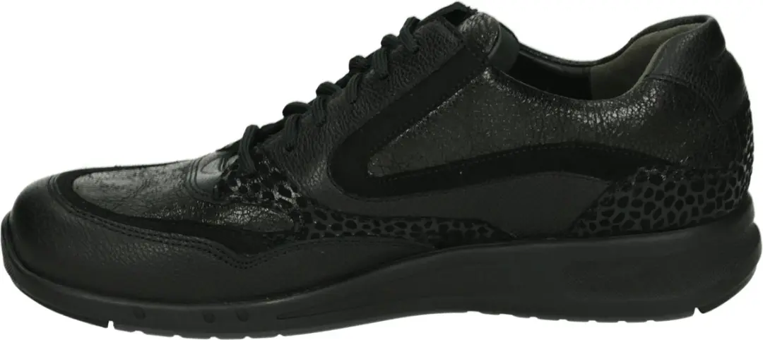 Durea 6306 H Lage Sneakers Dames - 38 - Zwart