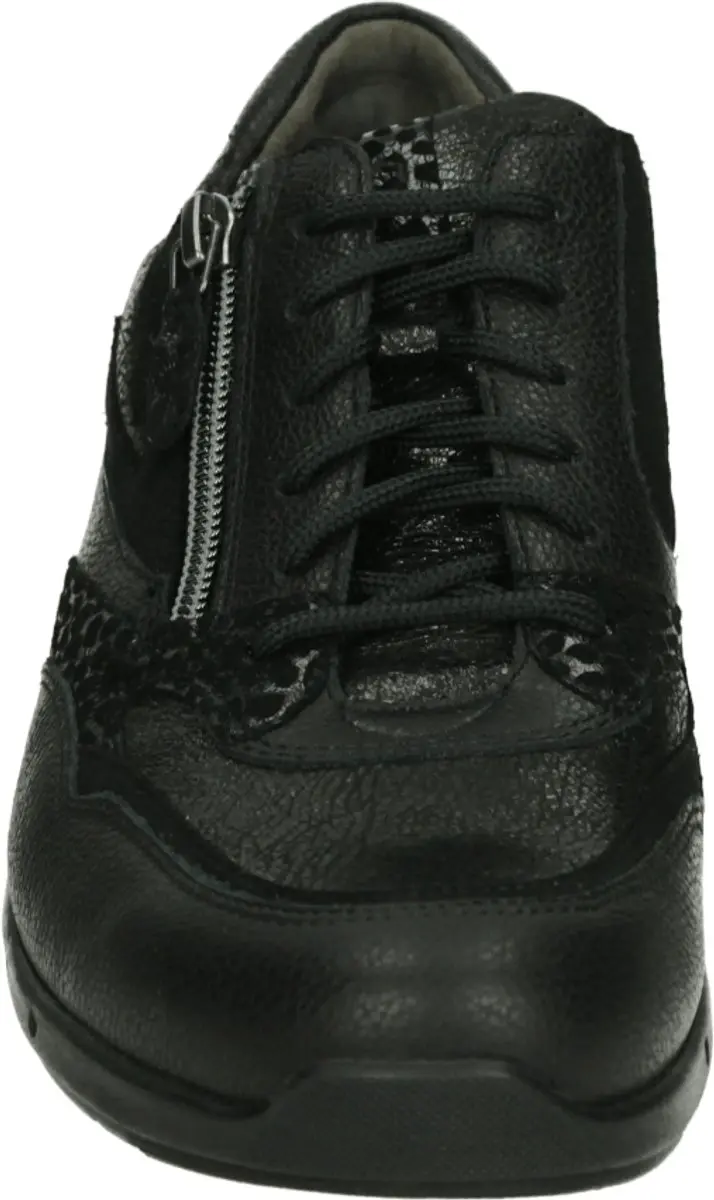 Durea 6306 H Lage Sneakers Dames - 38 - Zwart