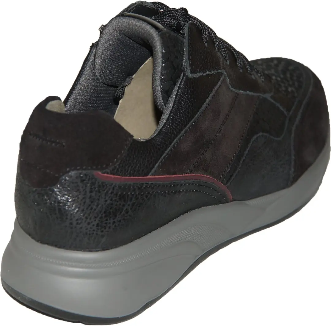Durea Dames Sneaker 6308-605-1738 - Zwart/Combi - Maat 43