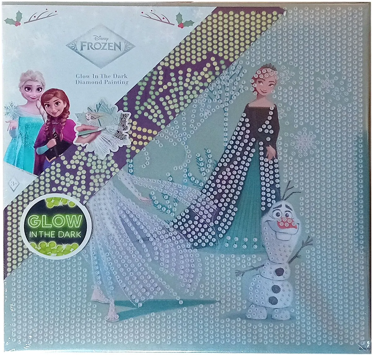 Disney Frozen Kerst Diamond Painting 25x25cm