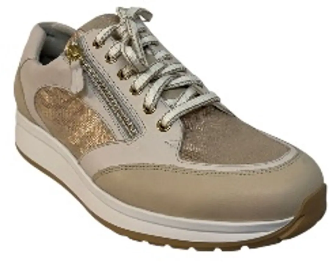Durea Nubuck Combi VTR 22986 Rits - Beige - 37.5