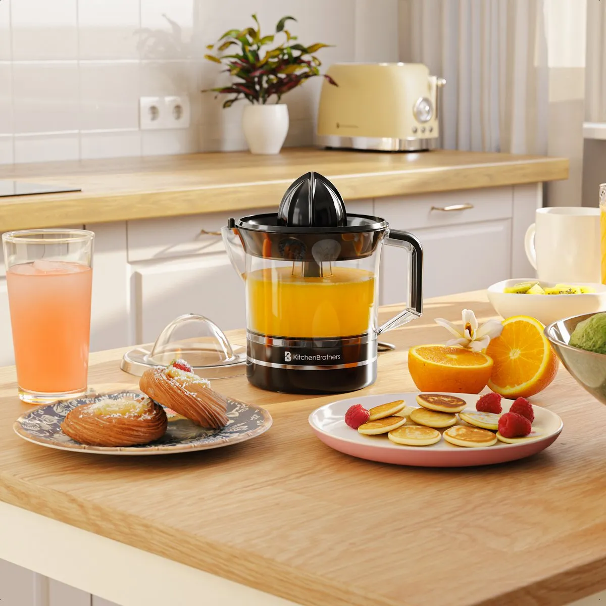 KitchenBrothers Citruspers KB1004158 - Handmatig 0,7L - Zwart