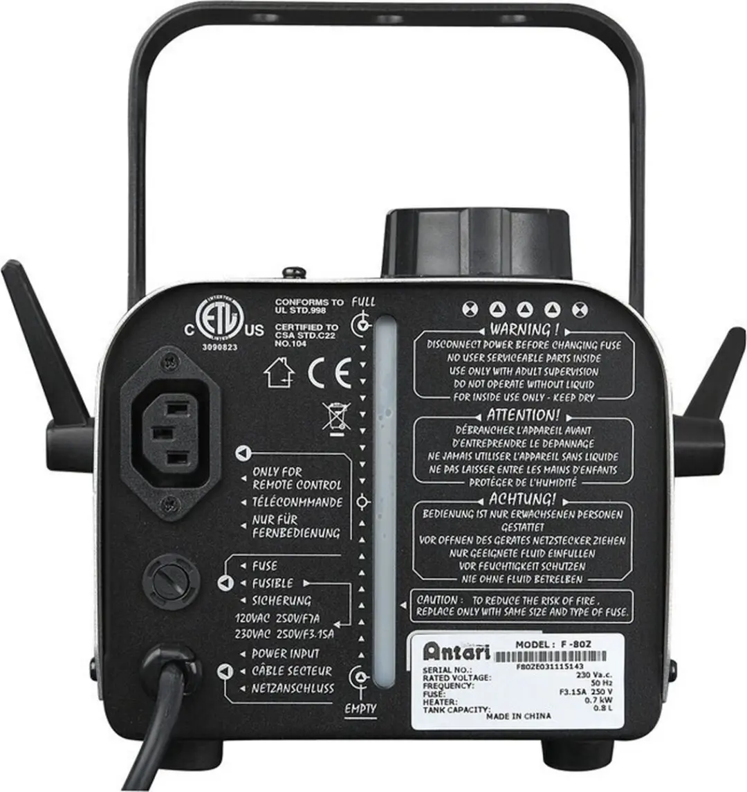 Falcon Eyes Antari Alpha F-80Z Rookmachine 700W - afbeelding 6 van 6
