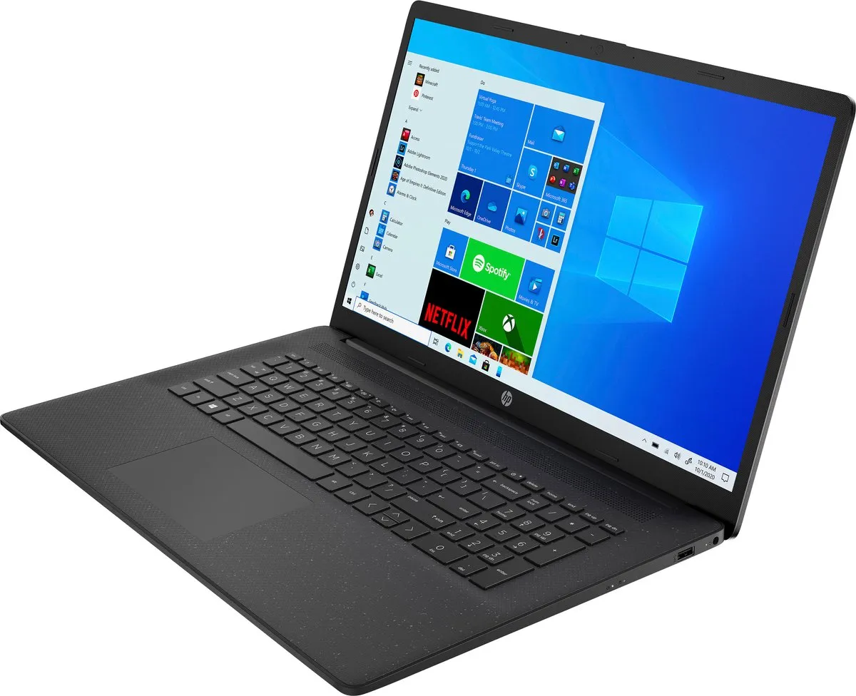 HP 17-cn0104na Laptop - 17.3" Full HD - 8GB RAM - 128GB SSD - Zwart